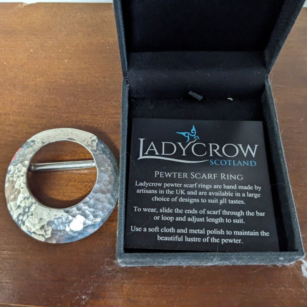 Pewter Scarf Ring from Scotland